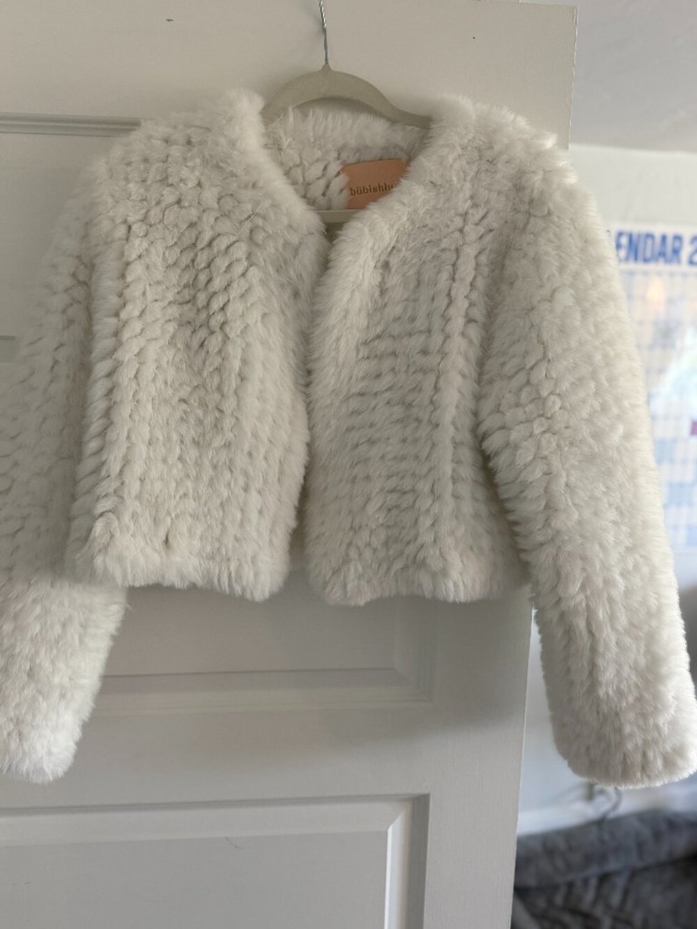 Bubish Luxe Faux Lola Jacket White